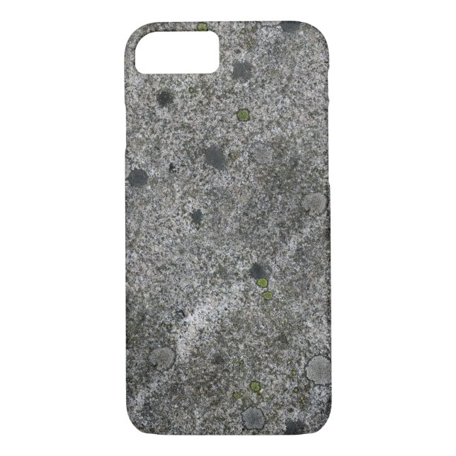 Granite Rock Grey with green Moss Case-Mate iPhone Case (Back)