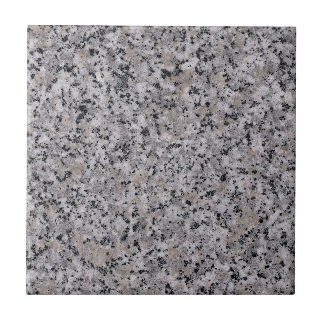 Granite Rock Marble Modern Black and Grey  Ceramic Tile (Front)
