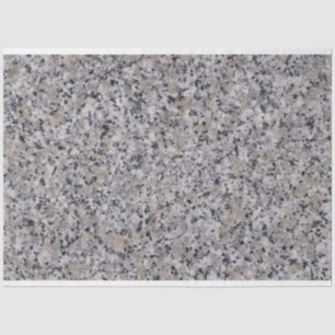 Granite Rock Marble Modern Black Grey Decoupage Tissue Paper