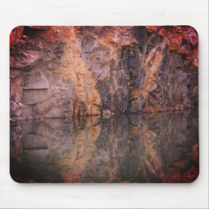 Granite Rock Quarry Wall Reflection #3 Nature Mouse Pad