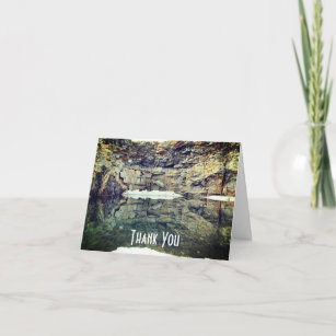 Granite Rock Reflections 1 Nature Thank You Card
