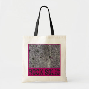 Granite Rock Solid with Pink Details Tote Bag