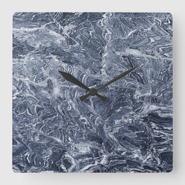 Granite Stone Pattern Acrylic Wall Clock (Front)