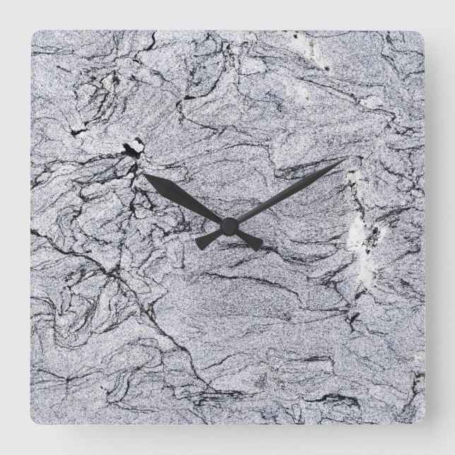 Granite Stone Pattern Acrylic Wall Clock (Front)