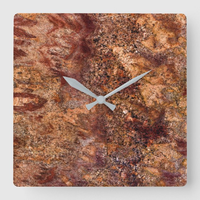 Granite Stone Pattern Acrylic Wall Clock (Front)