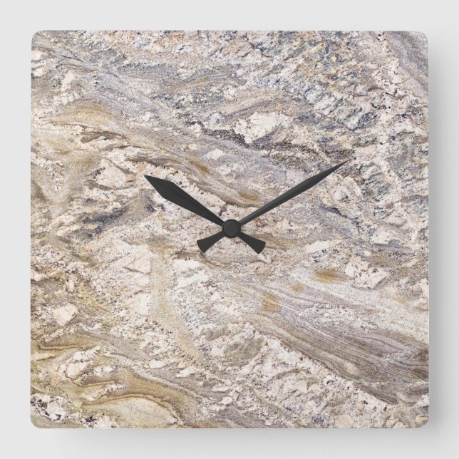 Granite Stone Pattern Acrylic Wall Clock (Front)