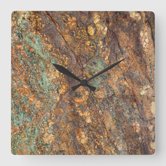 Granite Stone Pattern Acrylic Wall Clock (Front)