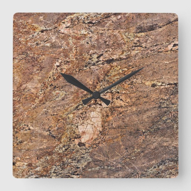 Granite Stone Pattern Acrylic Wall Clock (Front)
