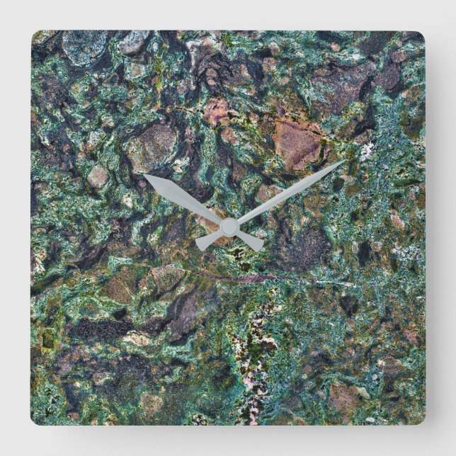 Granite Stone Pattern Acrylic Wall Clock (Front)