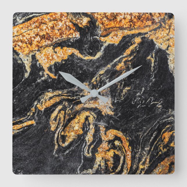 Granite Stone Pattern Acrylic Wall Clock (Front)