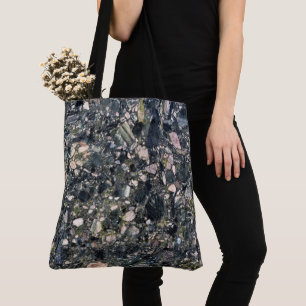 Granite Stone Pattern All-Over-Print Tote Bag