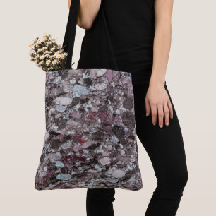 Granite Stone Pattern All-Over-Print Tote Bag