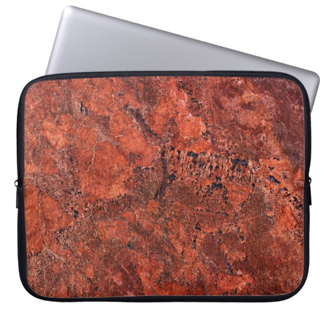 Granite Stone Pattern Laptop Sleeve (Front)