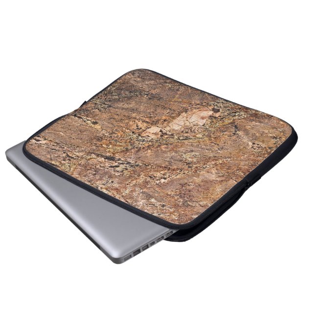 Granite Stone Pattern Laptop Sleeve (Front Bottom)