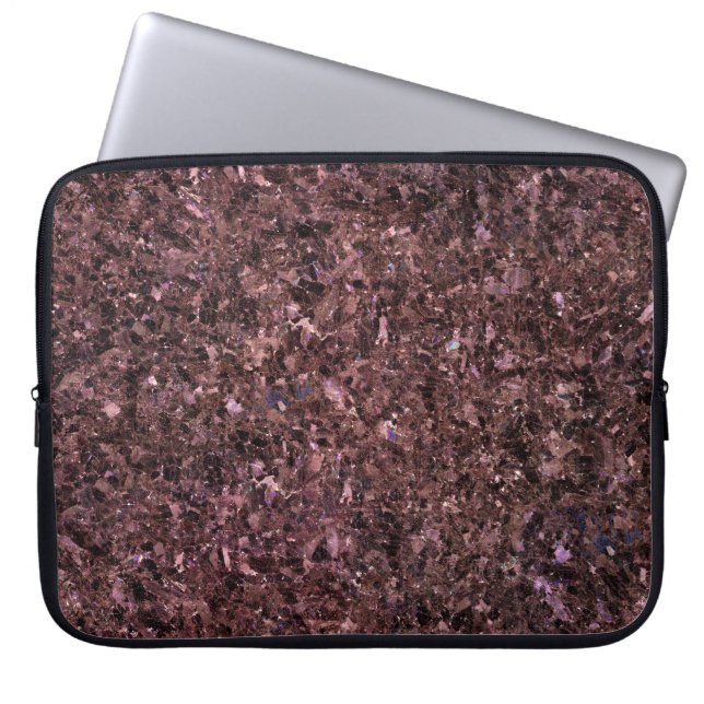 Granite Stone Pattern Laptop Sleeve (Front)