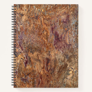 Granite Stone Pattern Spiral Notebook