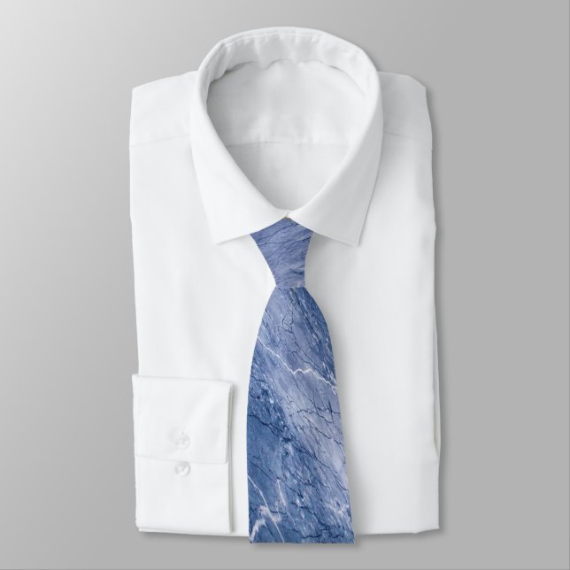 Granite Stone Pattern Tie (Tied)