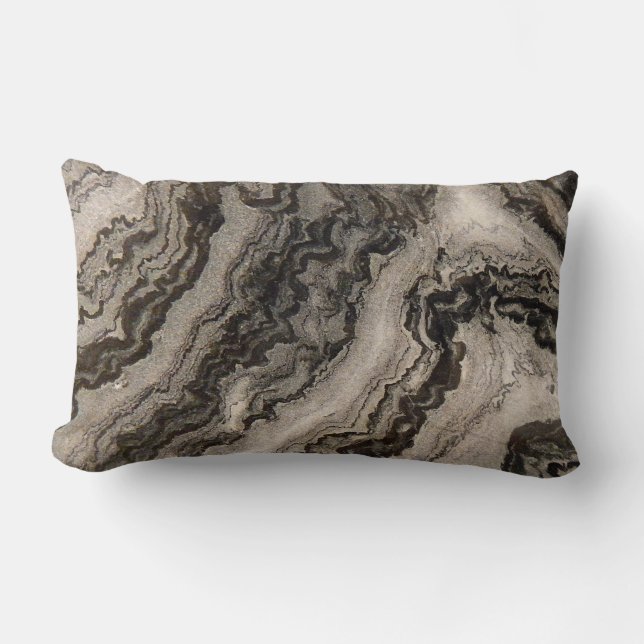 Granite Swirls Lumbar Pillow (Front)