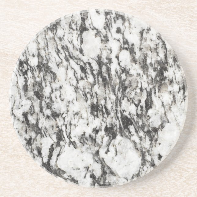 Granite texture | Background of marble in black Coaster (Front)