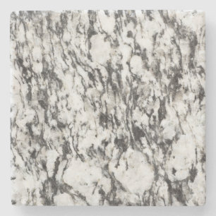 Granite texture Background of marble in black Stone Coaster