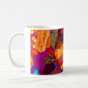Granite Thin Section with Gypsum Plate Coffee Mug