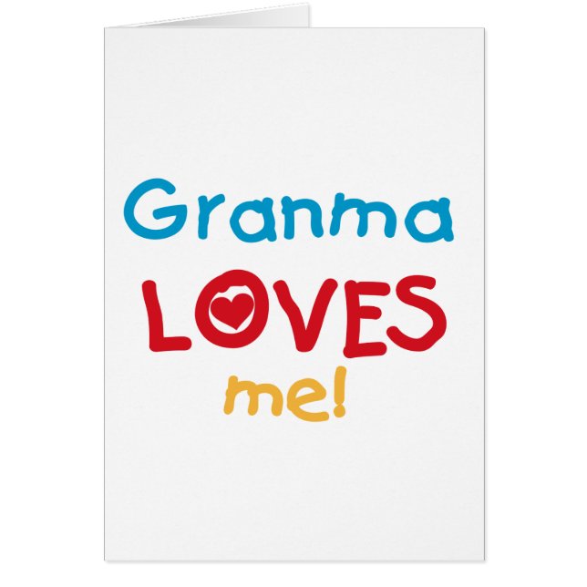 Granma Loves Me T-shirts and Gifts (Front)