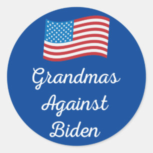 Grannies Against Biden Square Sticker