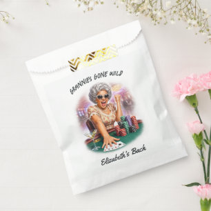 Grannies Gone Wild Funny Casino Bachelorette Party Favour Bag