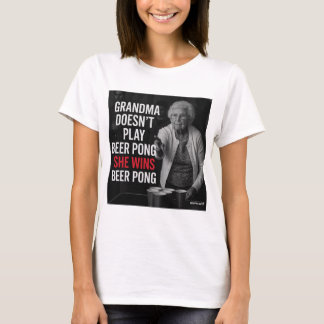 Granny Beer Pong, T-Shirt