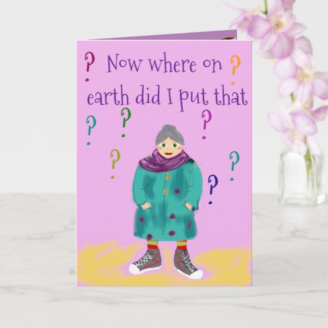 Granny Birthday Card (Orchid)