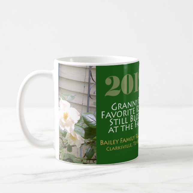 Granny B's Rose Mug (Left)