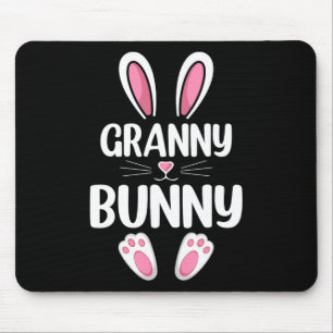 Granny Bunny Matching Family Granny Easter Day Mouse Pad