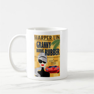 Granny Burns Rubber by Harper Lin Book Cover Mug