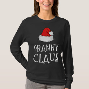 Granny Claus Christmas Hat Family Group Matching P T-Shirt