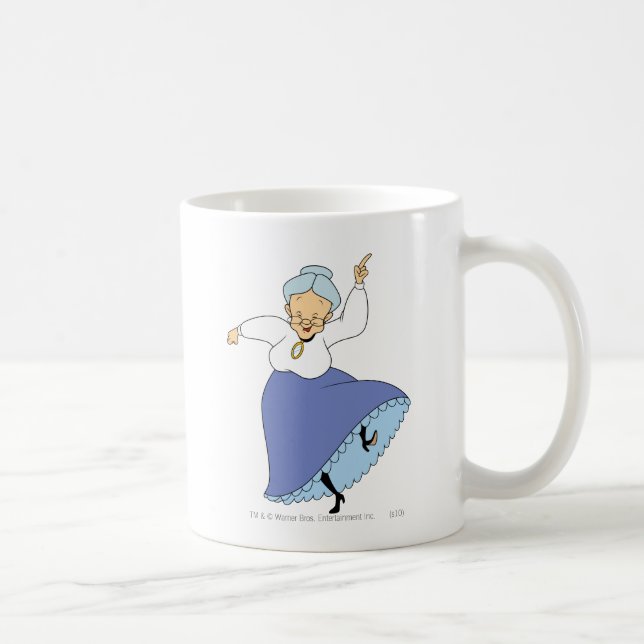 Granny Dancing - Colour Coffee Mug (Right)