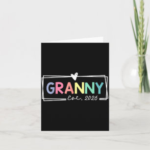Granny Est 2026 Promoted To Grandma 2026 For Grand Card