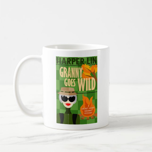 Granny Goes Wild by Harper Lin Book Cover Mug (Left)