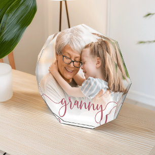 Granny   Grandma Script Overlay Photo Block