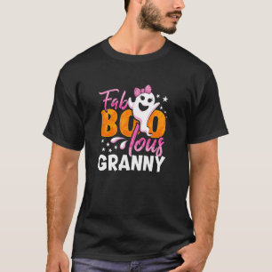 Granny Halloween Womens Fab Boo Lous T-Shirt