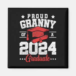 Granny Of A Cl Of 2024 Graduate Senior Graduation Magnet