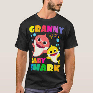 Granny Of The Baby Shark Birthday Granny Shark _1  T-Shirt
