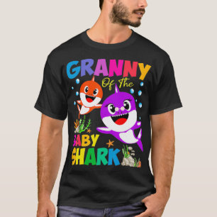 Granny of The Baby Shark Granny Shark  T-Shirt
