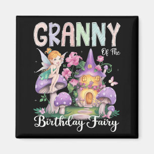Granny Of The Birthday Fairy 1st Birthday Girl Par Magnet