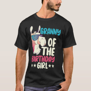 Granny of the Birthday Girl Llama Bday Alpaca Part T-Shirt
