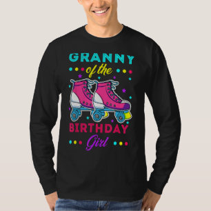 Granny of the Birthday Girl Roller Skates Bday Ska T-Shirt