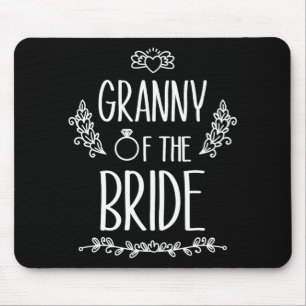 Granny Of The Bride Wedding Party Family 1 Mouse Pad