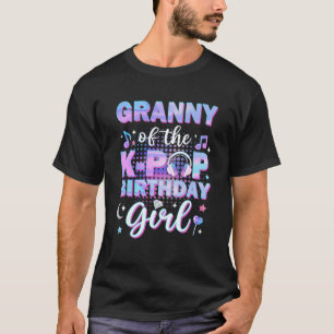 Granny Of The K-Pop Birthday Girl Matching Family T-Shirt