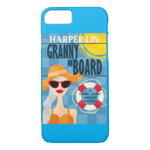 Granny on Board Harper Lin Phone Case