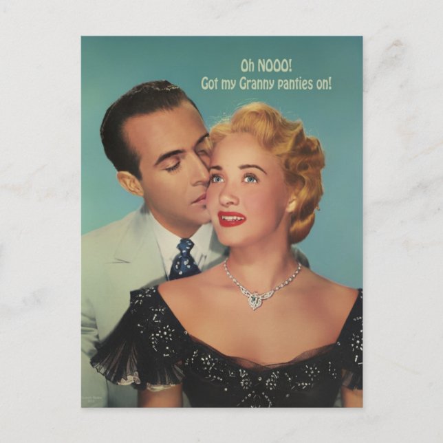 Granny Panties ~ Postcard / Invitations (Front)