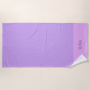 Granny Purple  Beach Towel